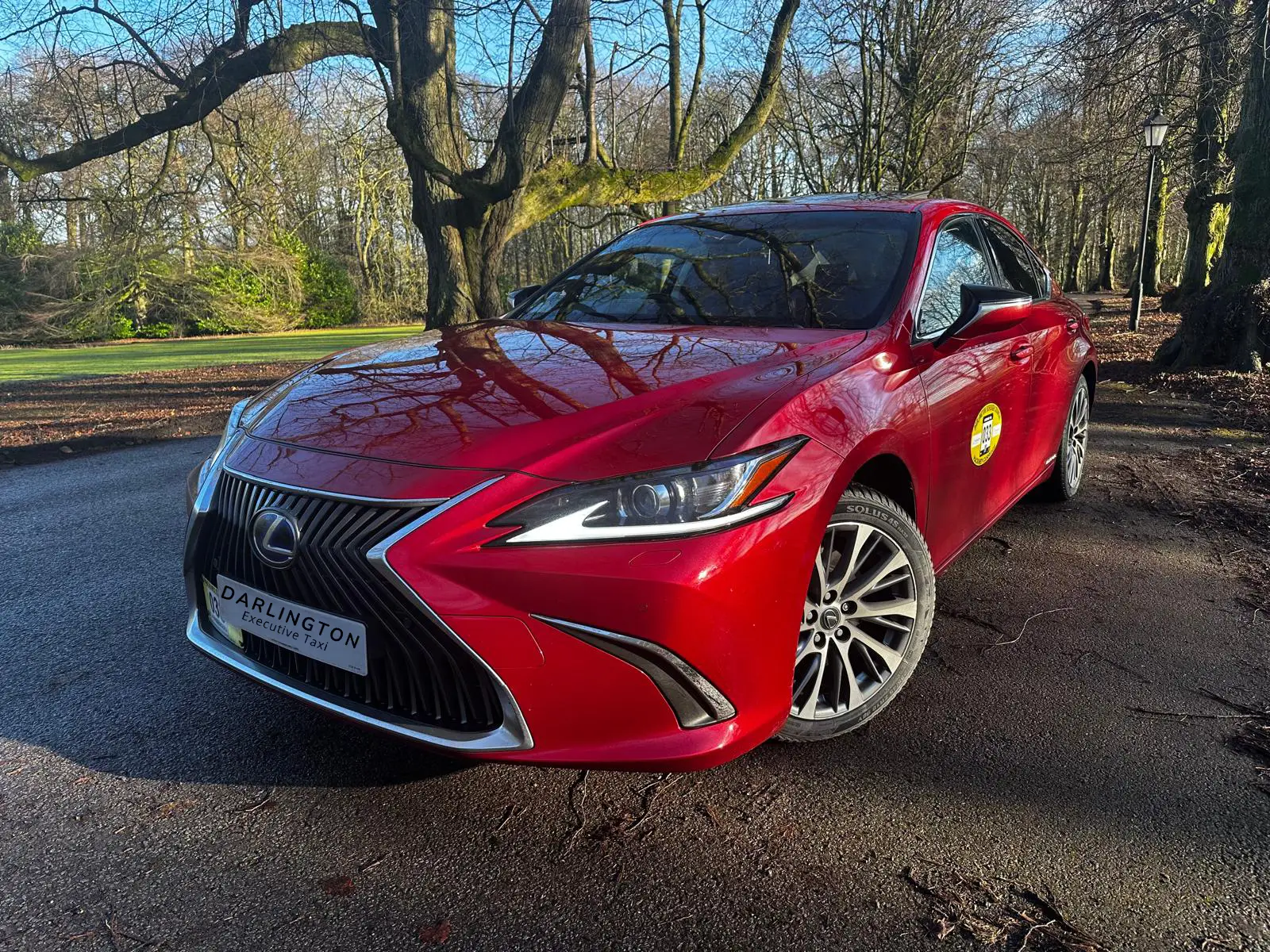 Lexus car one of the taxies used by Darlington Executive Taxi